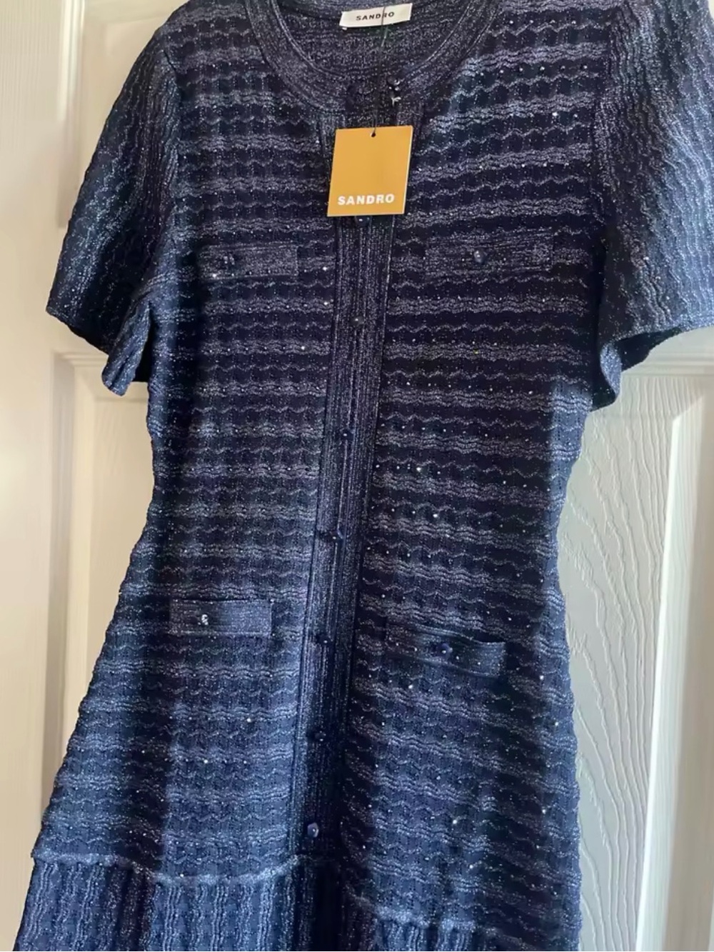 Sandro navy dress - Picture 2 of 2